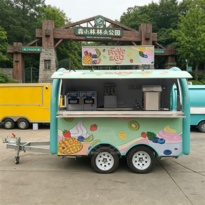 Camion de restauration mobile pour glaces et barbe à papa, entièrement équipé, norme britannique, 3 mètres, pour boissons froides, collations et traiteur - Product Image 4