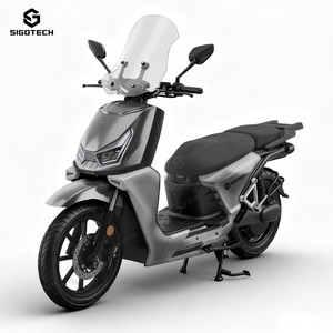 SIGOTECH New Style OEM Motorcycle <b>72V</b> Dual <b>Battery</b> 2000W Long Range Scooter - Product Image 2