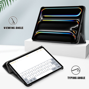 Trường hợp đối với <span class=keywords><strong>iPad</strong></span> Pro / Air 13 inch 2024 máy tính bảng, bìa cho <span class=keywords><strong>iPad</strong></span> Pro 13 M5 2025 siêu mỏng tri-gấp bảo vệ Bìa - Product Image 2
