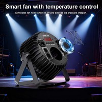 Projecteurs LED PAR 18x15W RGBW 4-en-1, mélange infini de couleurs et effets arc-en-ciel, équipement DJ pour discothèque, soirées DJ et fêtes, avec DMX512