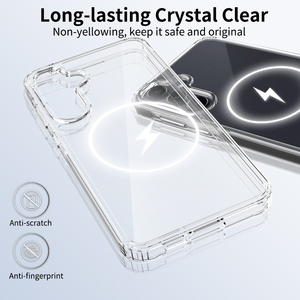 Forte ricarica Wireless acrilico e TPU ibrido paraurti <span class=keywords><strong>custodia</strong></span> <span class=keywords><strong>per</strong></span> cellulare <span class=keywords><strong>per</strong></span> <span class=keywords><strong>Samsung</strong></span> Galaxy A55 <span class=keywords><strong>custodia</strong></span> trasparente - Product Image 4