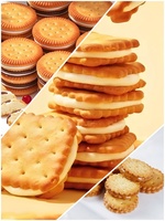 JUYOU Machine automatique de fabrication de biscuits pour sandwich Remplisseuse de crème à biscuits Ligne de production de biscuits pour sandwich à confiture