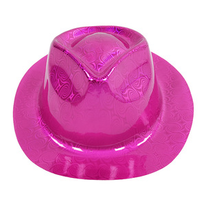 Sombreros de Plástico Divertidos Madeshine para Adultos y Niños en Colores Radiales para Fiestas al Aire Libre, Accesorios para Fotos de Vaqueros y Disfraces - Product Image 4