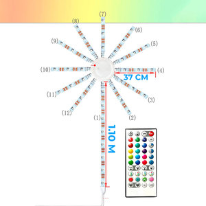 Luces de fuegos artificiales inteligentes para interiores con control remoto y por aplicación para decoración de habitaciones - Product Image 3