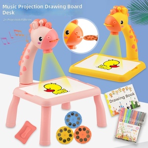 Tavolo da Disegno con Proiezione a Tema Cervo Cartoon, Lavagna per Disegnare e Scrivere per Bambini da 5 a 7 Anni - Product Image 5