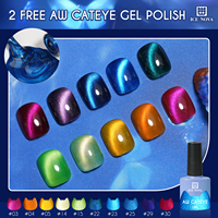 Vernis Gel Magnétique HEMA-Free TPO-Free AW Effet Œil de Chat – Couleur Sûre et Tendance pour l'Automne et l'Hiver – Nail Art Lumineux Effet Œil de Chat