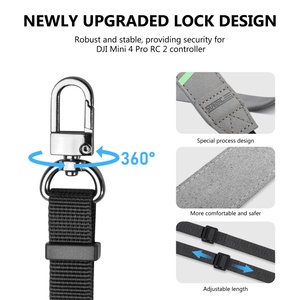 Correa de cuello ajustable para controlador <span class=keywords><strong>DJI</strong></span> RC/ <span class=keywords><strong>DJI</strong></span> RC 2/ <span class=keywords><strong>DJI</strong></span> RC Pro/ <span class=keywords><strong>DJI</strong></span> RC Plus (gris) - Product Image 3