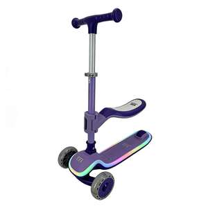 <span class=keywords><strong>Trottinette</strong></span> 3 roues populaire pour enfants, style extérieur, avec siège pliable lumineux inclus, légère et réglable en hauteur, jouet pour enfant - Product Image 3