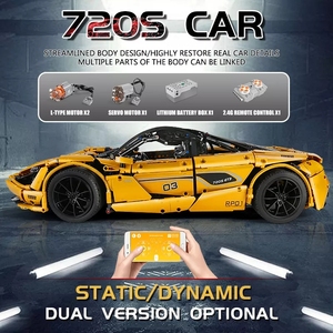 MOULD KING-bloques de construcción de coche de carreras para niños, juguete técnico de supervelocidad, MOC-46762, regalo para <span class=keywords><strong>novio</strong></span>, 13145S - Product Image 3