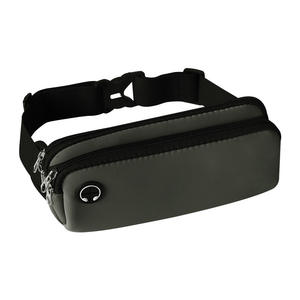 Riñonera deportiva impermeable para exteriores, unisex, multifuncional, con cierre de cremallera, impresión personalizable para correr y viajar - Product Image 1