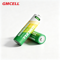 Batterie rechargeable Li-ion GMCELL 1,5 V avec port USB à charge rapide, 1500 cycles, pour lampes de poche et petits appareils électroniques
