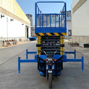 नए आउटडोर 12 मीटर पोर्टेबल मोटरसाइकिल कैंची फोर्क उच्च ऊंचाई इलेक्ट्रिक उठाने 0.5 टन ट्राइसाइकिल हाइड्रोलिक लिफ्टिंग प्लेटफॉर्म - Product Image 2