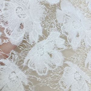 Proveedor de Telas: Tela de Encaje Floral Doble con Contorno, Malla con Patrón Floral <span class=keywords><strong>para</strong></span> Vestido de Noche, Fiesta o Novia - Product Image 4