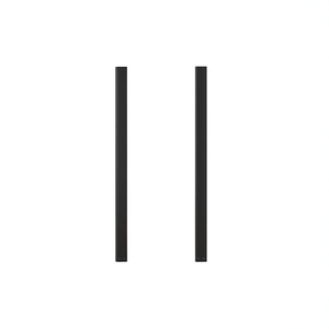 O-<b>Frame</b> Steel Dining Table Legs 63x31.5x28.7 <b>Black</b> Heavy Duty Industrial Furniture Leg - Product Image 1