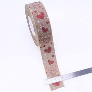 Produttore personalizzato 40mm <span class=keywords><strong>amore</strong></span> nastro per matrimonio e san valentino fiore imballaggio all'ingrosso fai da te fiore confezione regalo nastro - Product Image 4