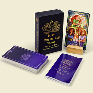 Produsen custom kartu <span class=keywords><strong>tarot</strong></span> mencetak pola desain kualitas tinggi laser kartu <span class=keywords><strong>tarot</strong></span> dengan kotak - Product Image 6