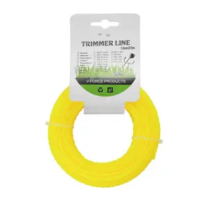 3,0mm 15M Cardhead Verpackung Gras Trimmer Linie Nylon String Trimmer Linie Trimmer Linie
