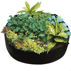 Sac de culture rond en feutre pour plantes et semis, grand sac de jardinage en feutre - Product Image 1