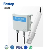 Transmetteur de pH pour la qualité de l'eau industrielle avec sonde électrode ORP, capteur RS485 4-20MA