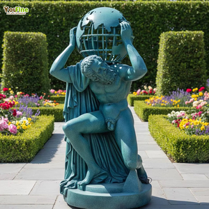 <span class=keywords><strong>Statue</strong></span> d'Atlas en bronze coulé, célèbre sculpture du dieu grec, pour jardin extérieur, cour, parc - Product Image 1