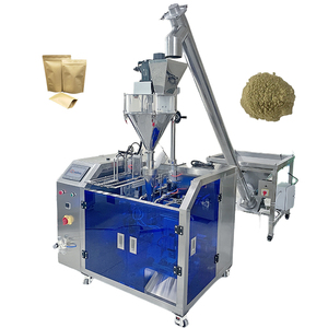 Machine d'emballage en doypack pour poudre de piment, poudre de café, farine, poudre de lait, <span class=keywords><strong>sac</strong></span> préformé, <span class=keywords><strong>sac</strong></span> à fermeture éclair, <span class=keywords><strong>sac</strong></span> en papier kraft debout - Product Image 1