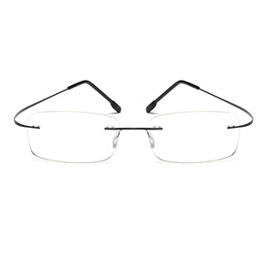2024 nuovi occhiali da lettura Vintage taglio diamante metallo senza montatura <span class=keywords><strong>l</strong></span> Anti luce blu che blocca occhiali da lettura per gli uomini - Product Image 5
