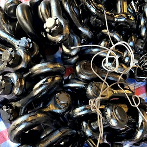 Manille en D en acier au carbone de qualité marine, forgée haute résistance, galvanisée, pour l'industrie lourde et les amarrages de navires, fabriquée en Chine - Product Image 5