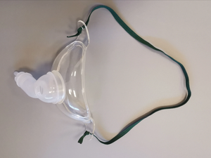 หน้ากากดำน้ำ360แบบใช้แล้วทิ้งขั้วต่อแบบหมุนโปร่งใสสีเขียวและสีขาวมีท่อ7Ft ผ่านการรับรอง EOS - Product Image 3