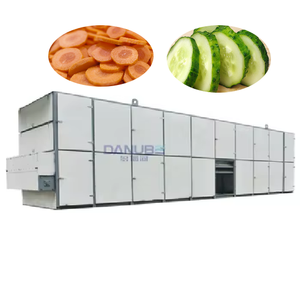 Secador de malla continua multicapa para rodajas de zanahoria y pepino, línea de procesamiento de rodajas de zanahoria y pepino - Product Image 1