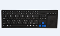 Tableta de juegos en español, RU y árabe, ordenador portátil de escritorio, 2,4g, teclado inalámbrico OEM en color negro