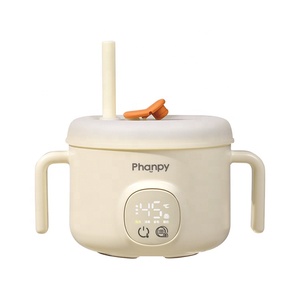 Nouveaux bols rechargeables pour bébé bols chauffants <span class=keywords><strong>sans</strong></span> <span class=keywords><strong>fil</strong></span> pour bébé bol intelligent en acier inoxydable non renversable pour bébé - Product Image 2