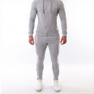 Unisex Sporty Tracksuit Set Color Blocking Full Length Zipper Fly Breathable Polyester Cotton Winter Windproof Eco-Friendly 2 1 - Product Image 5