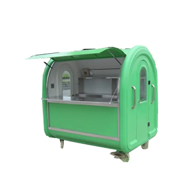 Reboques de caminhão de fast food para cozinha móvel personalizada/carrinho de comida sorvete café totalmente equipado com rodas para venda
