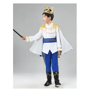 Trang Phục Cosplay Vua của cậu bé trang phục hoàng tử và hoàng tử Halloween