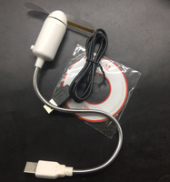 Kipas LED USB Program Khusus dengan Pesan yang Dapat Diprogram, Dapat Digunakan dengan Power Bank, Laptop, Komputer untuk Promosi, Pesta, Ulang Tahun