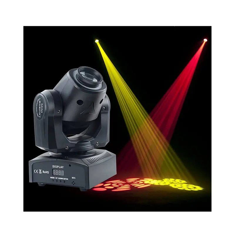 Bola de discoteca con cabezal móvil, foco de luz LED de 30w, 7 colores, para Club nocturno y eventos, gran oferta