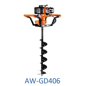 Thiết Kế Mới Xăng Gas Powered Trái Đất Khoan <span class=keywords><strong>3</strong></span> Bit 2 Đột Quỵ Bài Lỗ Digger Borer Mặt Đất Khoan - Product Image 1