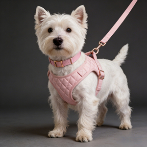 Dafeel Soft Real PU <b>Leather</b> Small <b>Dog</b> <b>Harness</b> Leash Set Personalized Designer Pet <b>Harness</b> Wholesale - Product Image 1