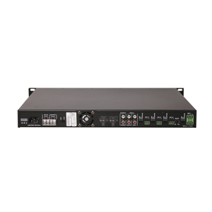 Amplificador de potencia mezclador digital Clase D de 500W con USB Bluetooth y sintonización estándar 1U 19 pulgadas 100V 4-16 ohmios panel trasero conmutable - Product Image 3