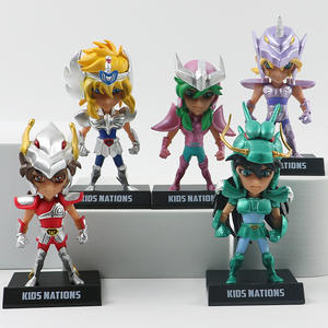 En gros Dessin Animé Constellation Ornements <span class=keywords><strong>Anime</strong></span> Seiya Mu Jialong Kamiao Gâteau De Voiture Décoration Poupée Or Saint Seiya Figure Modèle - Product Image 3