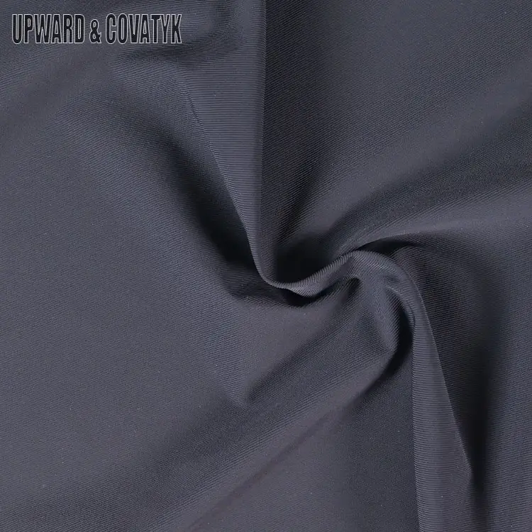 88% kain nilon 12% spandeks 70D tenunan polos empat arah kain melar tahan air kualitas pengusir air untuk jaket pria