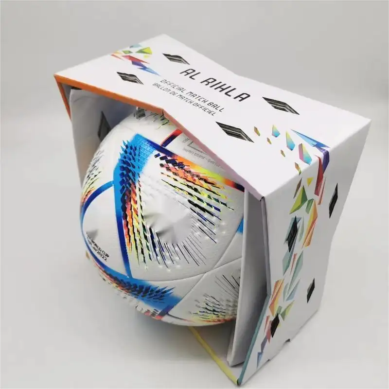 Boîtes de football coupe du monde supportant des boîtes en carton personnalisées Juste la boîte AL RIHLA