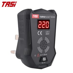 TASI TA894D Probador de Voltaje 175V~250V con Voz, Probador RCD GFCI, Probador de Enchufes de Pared Británicos, Pantalla Digital (2.0%+2) - Product Image 3