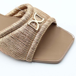 Nouvelles sandales compensées pour femme, talons bas d'été, bout ouvert, style décontracté, chaussures à enfiler pour femme - Product Image 5