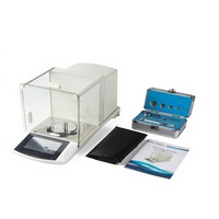 Balance analytique électronique de laboratoire semi-micro de précision à double plage, avec une précision de 0,01 mg et une capacité de 220 g, balance numérique