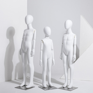 Consegna veloce in fibra di vetro completo corpo in piedi vestito forma per bambini bambini manichino per negozio - Product Image 2