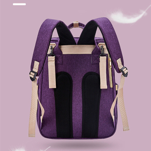 Mochila de Viagem Multifuncional Portátil com Alças Duplas para Carrinho de Bebê, com Ninho de Bebê Estampado, Bolsa Maternidade para Recém-Nascidos - Product Image 2