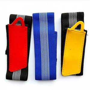 Cycling Leg <b>Straps</b> <b>Velcro</b> Closure Polyester Adult Wind Sand Protection Bicycle Trouser <b>Straps</b> For Outdoor Riding - Product Image 3