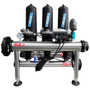 Système de filtration automatique à haute efficacité de type T à auto-nettoyage pour pulvérisateurs agricoles, serres et irrigation paysagère - Product Image 1