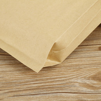 Sac de nourriture à emporter en papier kraft biodégradable, sac de nourriture à déjeuner et sac à emporter de salade en papier bon marché